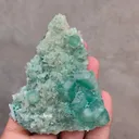 Green Apophyllite with  Stilbite - image 4