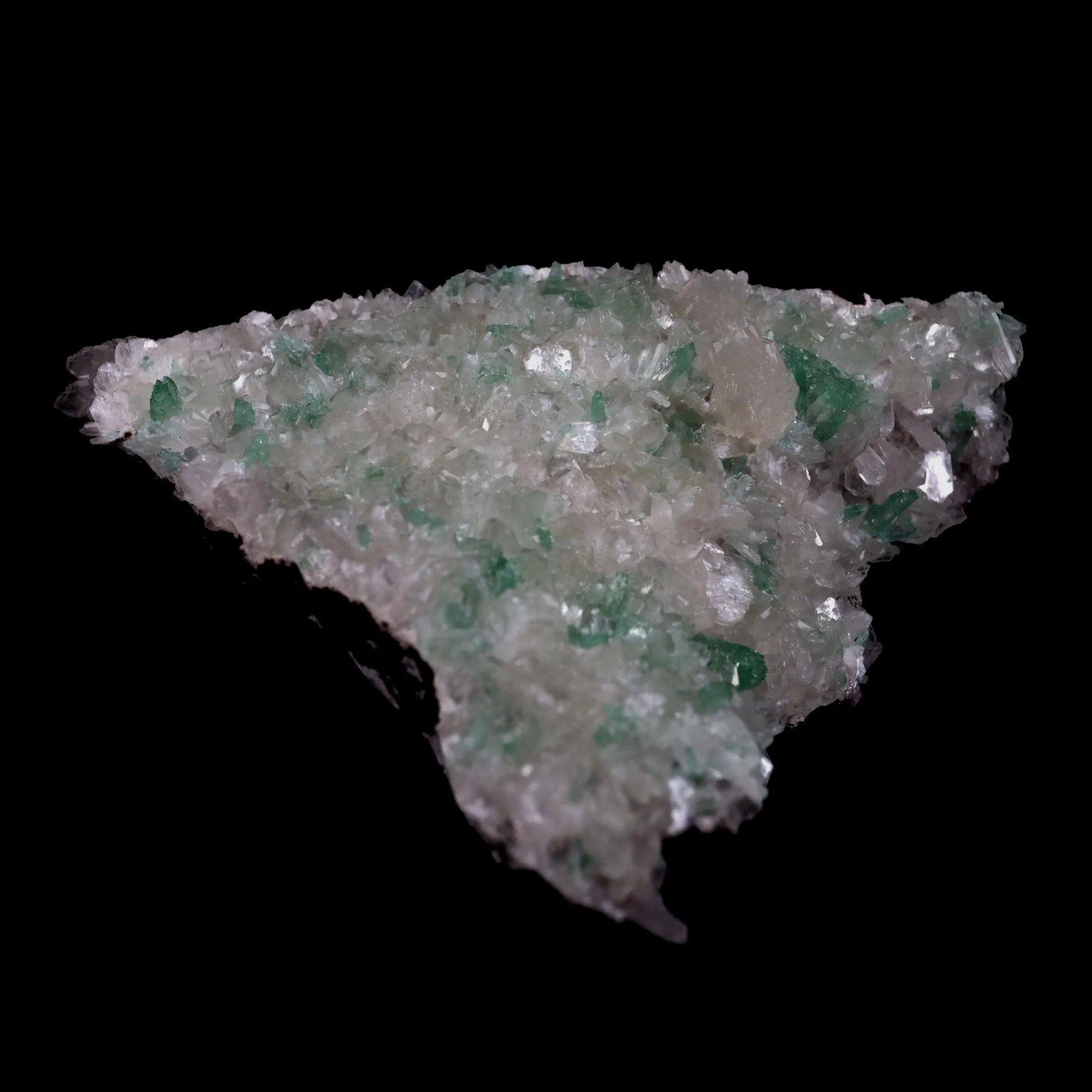 Green Apophyllite with Stilbite big Cluster Natural Mineral Specimen - image 5