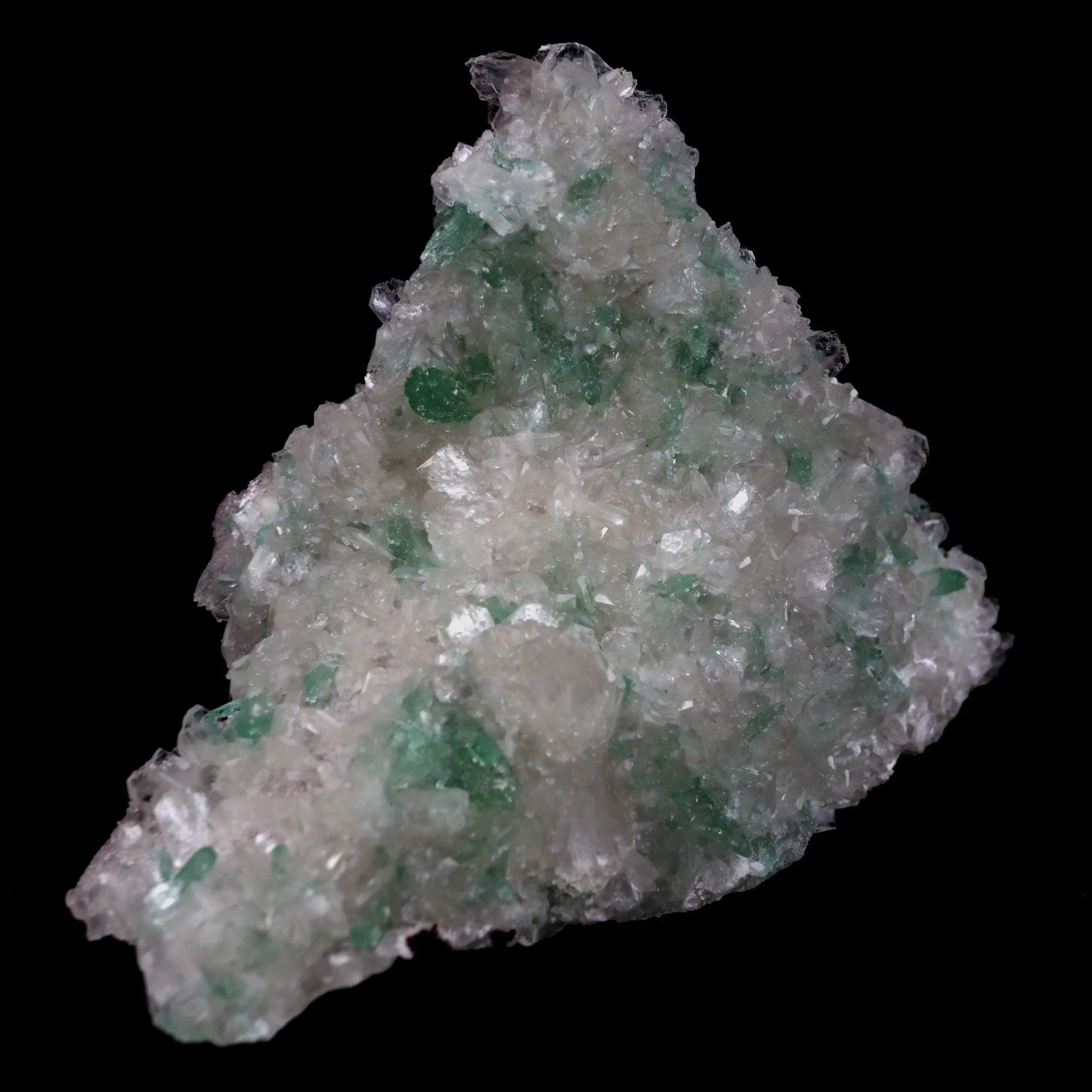 Green Apophyllite with Stilbite big Cluster Natural Mineral Specimen - image 2