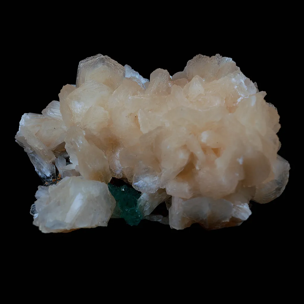 Green Apophyllite with Stilbite Cluster Natural Mineral Specimen - image 7