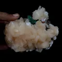 Green Apophyllite with Stilbite Cluster Natural Mineral Specimen - image 4