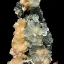 Green Apophyllite with Stilbite Crystal Cluster – Natural Indian Zeolite Mineral Specimen | Cubic Apophyllite Formation, Collector Display Piece - image 6