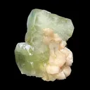 Green Apophyllite with Stilbite from Nashik Maharashtra India | Natural Zeolite Mineral Specimen - image 7