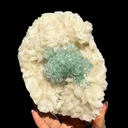 Green Apophyllite with Stilbite - Natural Crystal Cluster - image 1