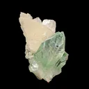 Green Apophyllite With Stilbite Natural Mineral Specimen - image 3