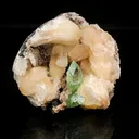 Green Apophyllite With Stilbite Natural Mineral Specimen - image 2