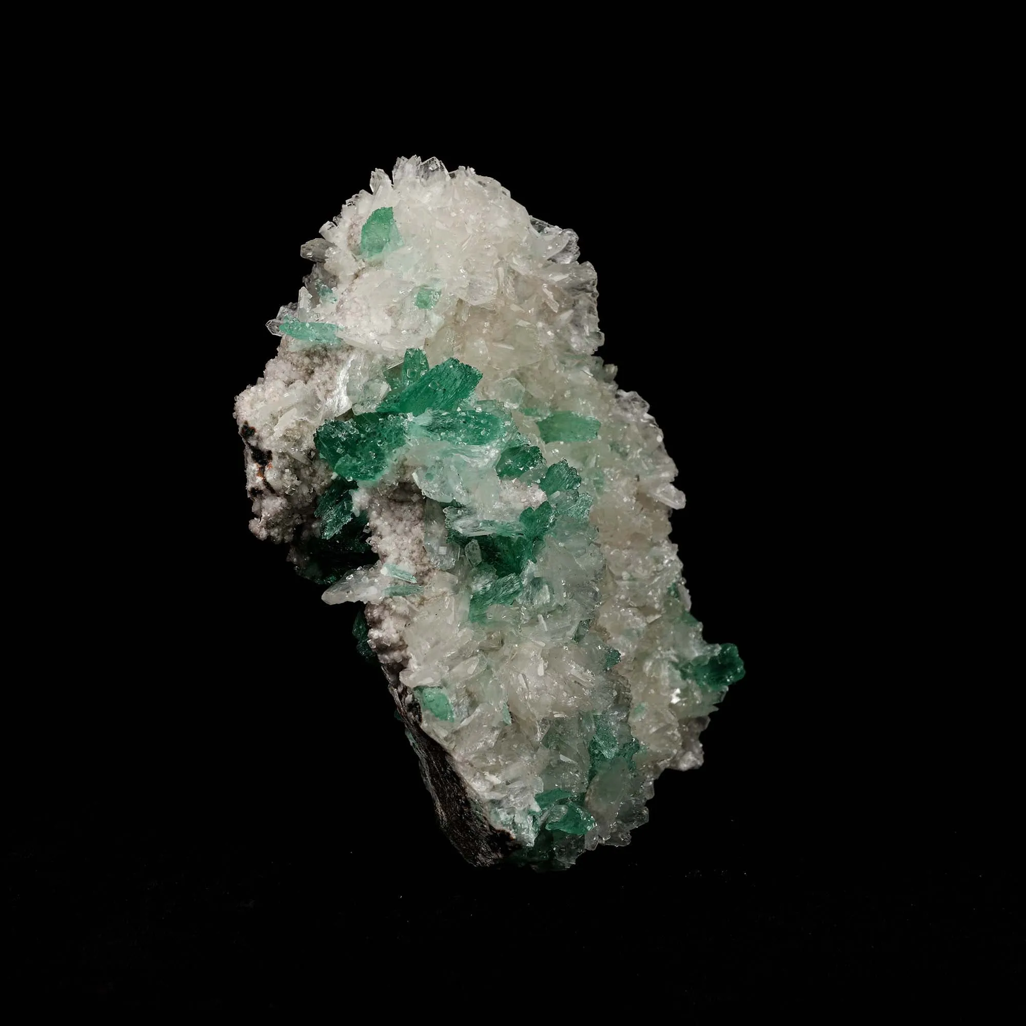 Green Apophyllite with Stilbite Natural Mineral Specimen - image 3