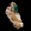 Green Apophyllite with Stilbite Natural Mineral Specimen - image 2