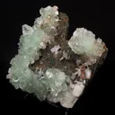 Green Apophyllite with Stilbite Natural Mineral Specimen - image 3