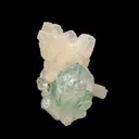 Green Apophyllite With Stilbite Natural Mineral Specimen - image 2