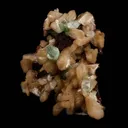 Green Apophyllite with Stilbite Natural Mineral Specimen - image 2