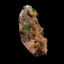 Green Apophyllite with Stilbite Natural Mineral Specimen - image 2