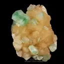 Green Apophyllite with Stilbite Natural Mineral Specimen - image 1