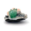Green Apophyllite with Stilbite Natural Mineral Specimen USA - image 1