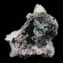 Green Apophyllite with Stilbite on Chalcedony Natural Mineral Specimen - image 8
