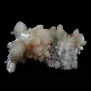 Green Apophyllite with Stilbite on Chalcedony Natural Mineral Specimen - image 1