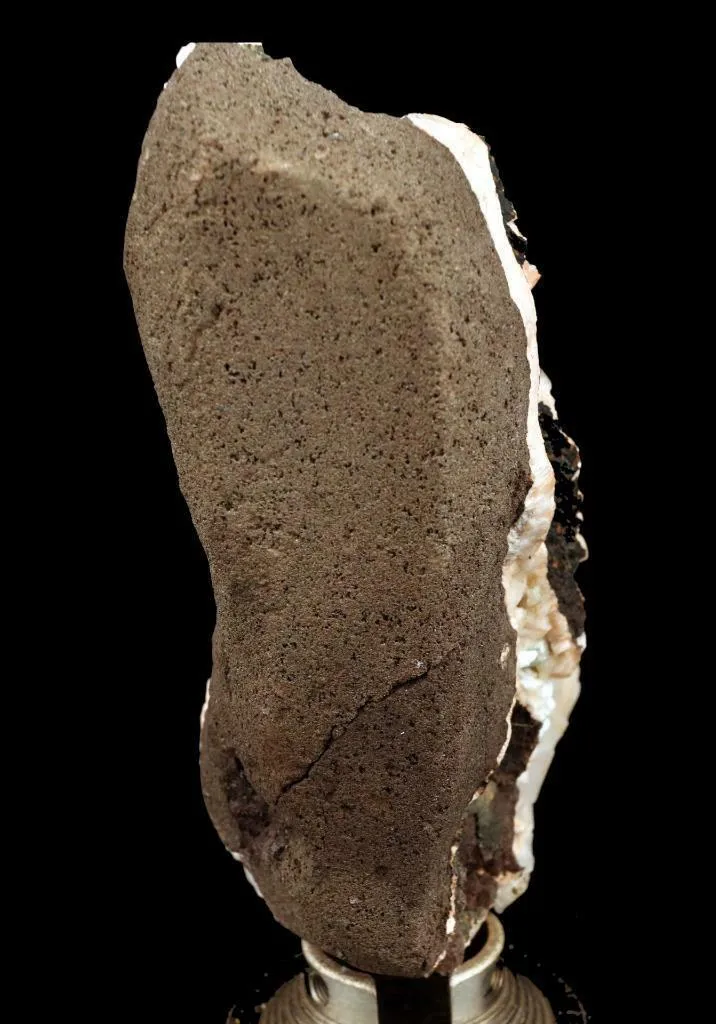 Green Apophyllite with Stilbite on Heulandite Natural Minerals Specimen - image 6