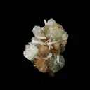 Green Apophyllite with Stilbite, Scolecite Sprays Natural Mineral Specimen - image 3
