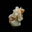 Green Apophyllite with Stilbite, Scolecite Sprays Natural Mineral Specimen - image 2