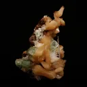 Green Apophylllite with Stilbite, Scolecite Spray Natural Mineral Specimen - image 3