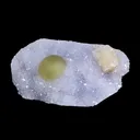 Green Botryoidal Fluorite with Calcite on Quartz Matrix –  Freestanding Natural Mineral Specimen from Nashik - image 4