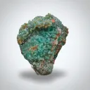 Green Calcite and Back Side Black Calcite - image 1