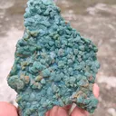 Green Calcite and Back Side Black Calcite - image 8