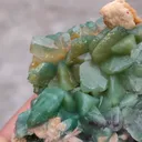 Green Calcite  With Heulandite Natural mineral - image 7