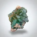 Green Calcite  With Heulandite Natural mineral - image 1