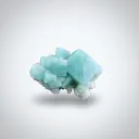 Green Calcite with Prehnite  Natural mineral specimen - image 1