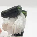 Green Cap Tourmaline Crystal with Albite from Pakistan, Gilgit-Baltistan, Haramosh Mts., Stak Nala - image 5