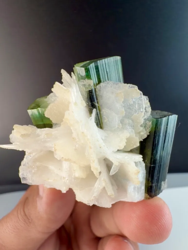 Green cap tourmaline from Pakistan - image 3