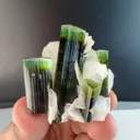 Green cap tourmaline from Pakistan - image 1