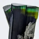 Green Cap Triplet Tourmaline Crystal - image 4