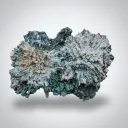 Green Chalcedony Flower, Back side Okenite ball Natural Mineral specimen - image 1