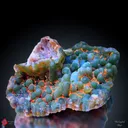 Green Chalcedony Specimen with Hematite. - image 9