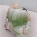 Green cut point Apophyllite stilbite - image 4