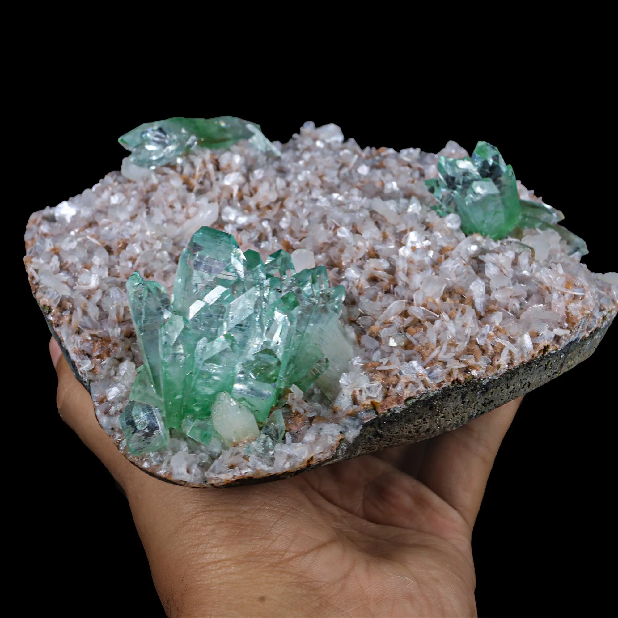 Green Floral Apophyllite sharp terminated Natural Mineral Specimen USA - image 2