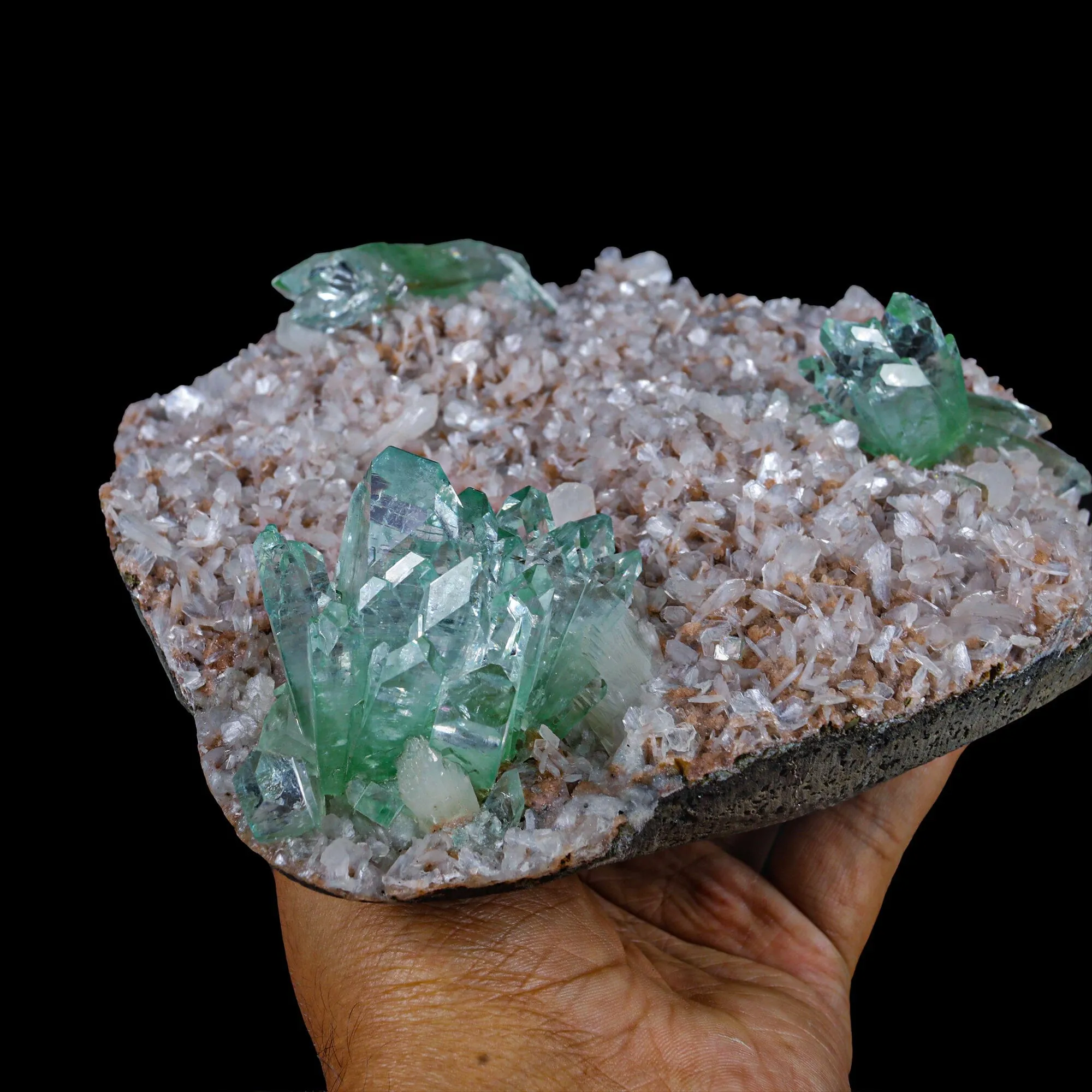 Green Floral Apophyllite sharp terminated Natural Mineral Specimen USA - image 3