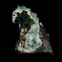 Green Fluorapophyllite and Stilbite  Natural Mineral Specimen - image 4