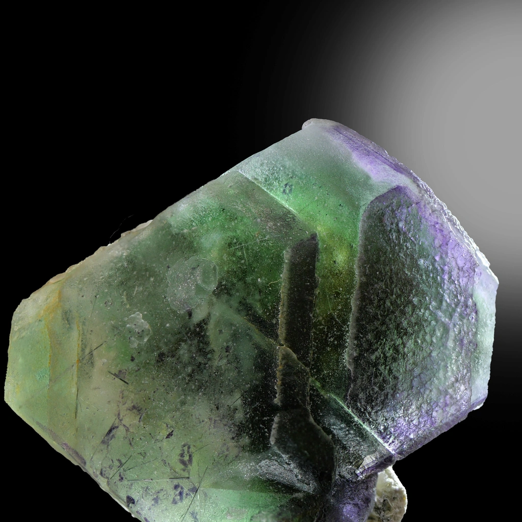 Green Fluorite from Erongo-Gebiet, Namibia. This Fluorites have cuboctahedral shapes with rounded edges, nearly emerald green color! - image 7