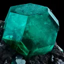 Green Fluorite on Sphalerite & Geocronite - image 2