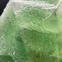 Green Fluorite with Druzy Quartz Overgrowth, Strong UV Fluorescent Specimen - image 5