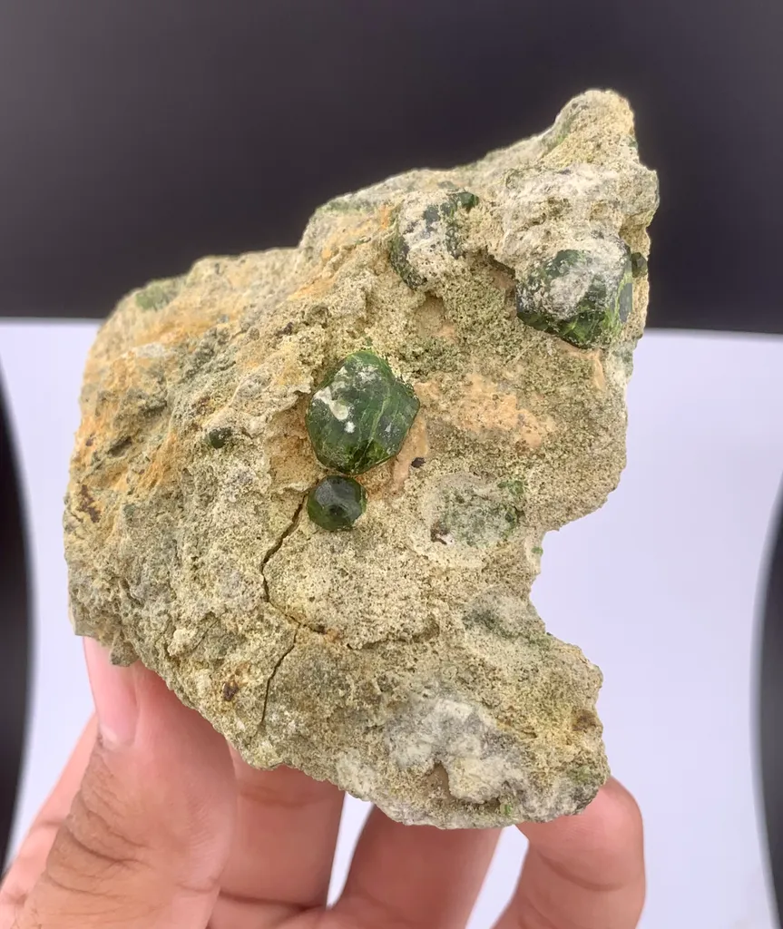 Green Garnet Crystal - image 9