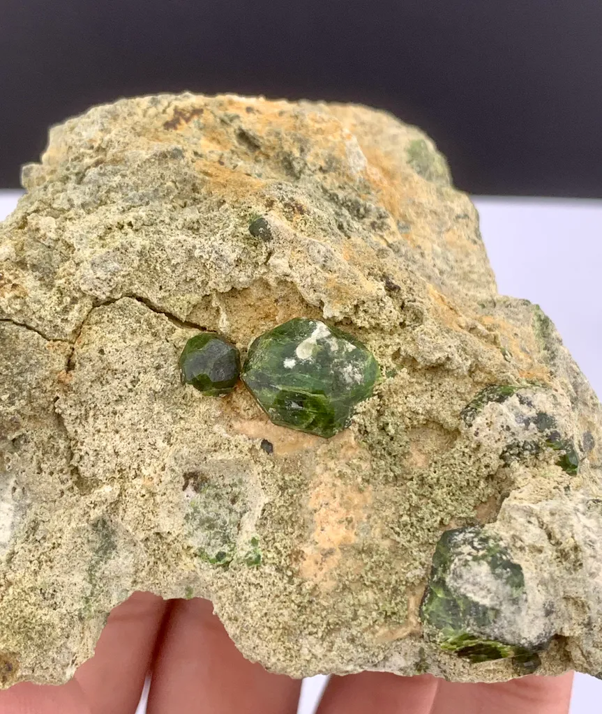 Green Garnet Crystal - image 7