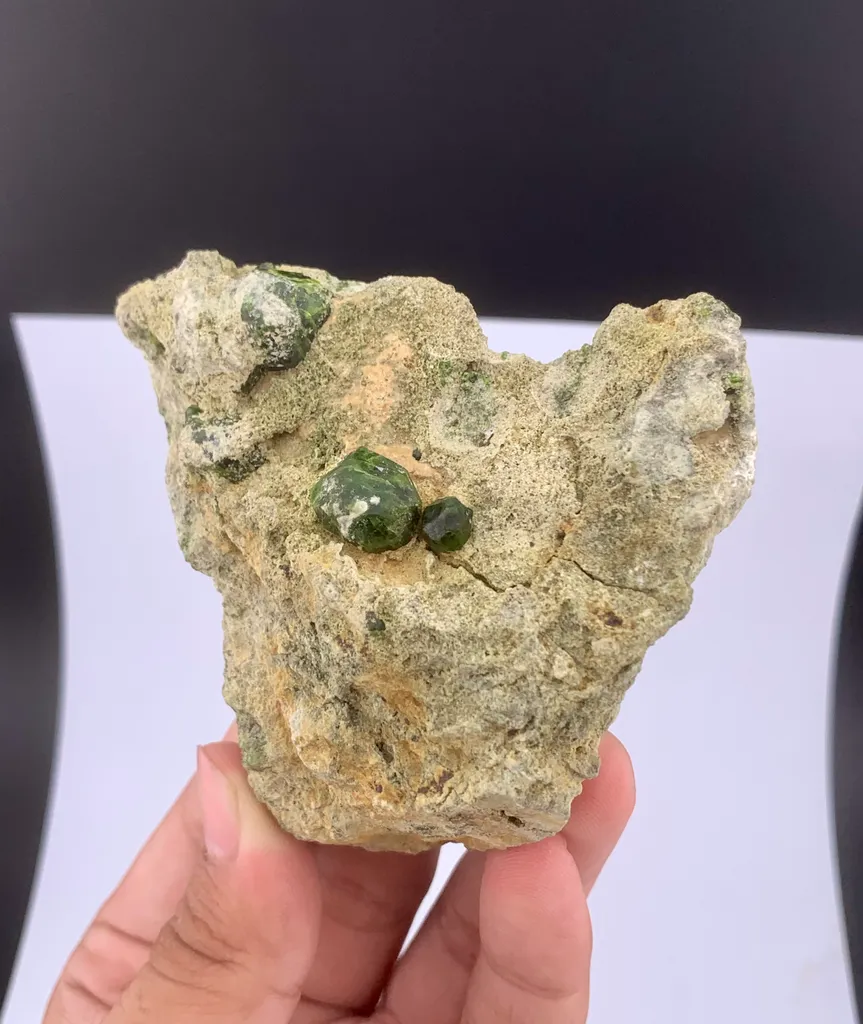 Green Garnet Crystal - image 4