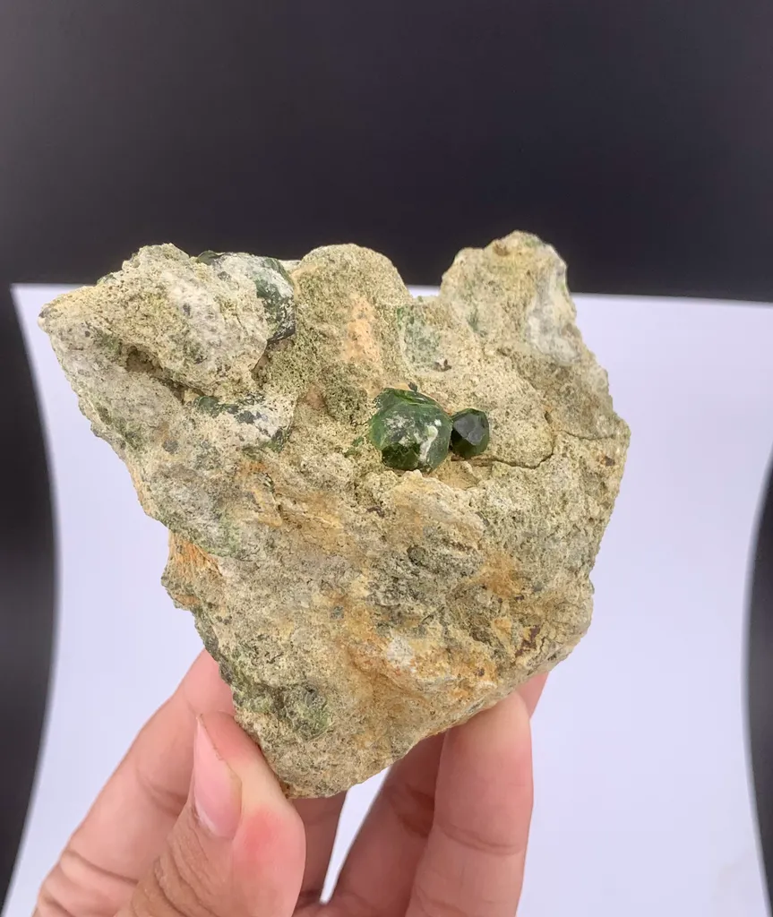 Green Garnet Crystal - image 5