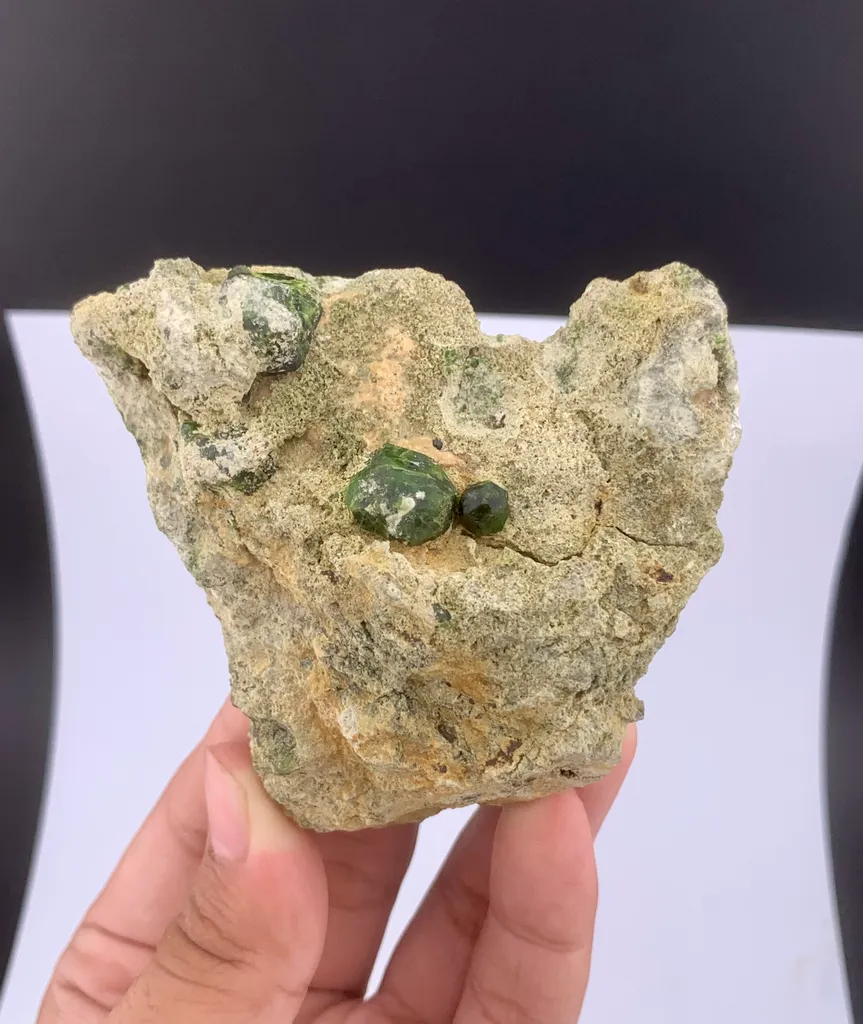 Green Garnet Crystal - image 3