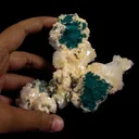 Green Heulandite Natural Mineral Specimen - image 5