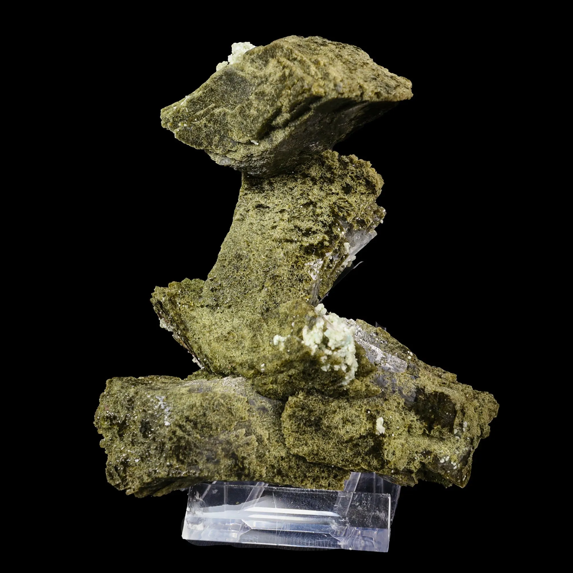 Green Heulandite Natural Mineral Specimen USA - image 3